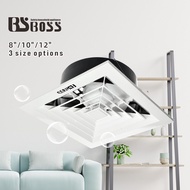 BSBOSS 8 inch 10 inch 12 inch Ceiling exhaust fan ventilation fan Direct exhaust fan