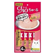 INABA - CIAO 貓肉泥包 三文魚＋雞肉 14g X 4本[SC-146][平行進口]