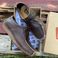 [READY STOCK] CLARKS NATALIE 08 Genuine Coffee Leather S1900001Men Man Shoes Kasut