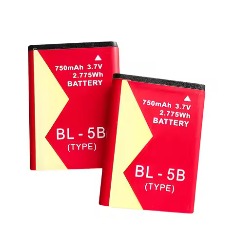 BL-5B BL5B 3.7V 750mAh Rechargable Lithium Battery For Nokia 5140 5300 5320 N80 N83 6120C 7360 3220
