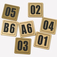 Wardrobe Number Sticker Custom Number Sticker Table Number Number Plate Locker Number Sticker Intern