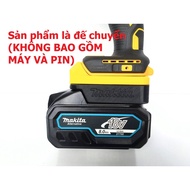 Battery adapter for Dewalt 20v (MACHINE AND BATTERY NOT INCLUDED)