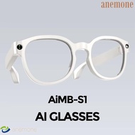 ANEMONE Smart AI Glasses, Wearable Tech AIMB-S1 AI Smart Glasses, Augmented Reality Anti-Blue Light 