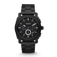 [Powermatic] Fossil Men'S FS4552 Machine Black Stainless Steel Chronograph Watch