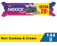 Nextar Noir Cookies and Cream 144gr/Biskuit Noir Rasa Cookies and Cream