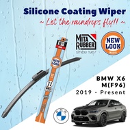New Look Magic Silicone Coating Wiper Blade BMW X6 M(F96) 2019-Present (1 Set) + FREE Oil Film Remov