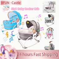 COD COD 5 In 1 Baby Rocker Crib for Baby Playpen Baby Rocking Chair Apruva Crib Portable Cradle Swing