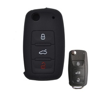 3 Button Silicone Car Remote Key Cover Case Fob For VW Golf Passat CC EOS Jetta