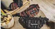 SUPREME WOVEN STRIPE waist bag 腰包