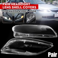 Headlample Lens Cover For Mazda 6 2003-2008 Car Headlight Clear Shell Headlamp Lens Replacement Ligh