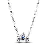 Pandora Disney Cinderella sterling silver collier with fancy light blue and clear cubic zirconia เซต