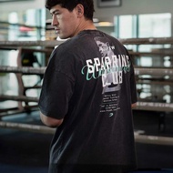 [BOXRAW] Bivol x Sparring Club Washed T-Shirt Men's Street Heavy High Quality Short Sleeve 0513