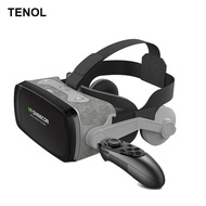 [TENOL] 3D Glasses VR Headset Mobile Games 360 Movies for Android Phone