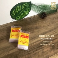 Plastic Clips 7x10 / 10x7 Medicine Plastic Zip Seal Plastic Sambal Mayo Plastic contents 100 pcs