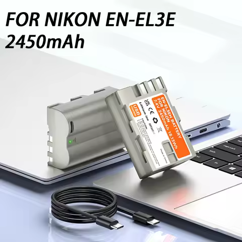2450mAh EN-EL3E Battery EN EL3e EN EL3E Camera Battery for Nikon D30 D50 D70 D70s D80 D90 D100 D200 