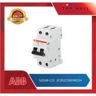 ( โปรโมชั่น++) คุ้มค่า ABB เมนเบรกเกอร์ เซอร์กิตเบรกเกอร์ 2 Pole ABB รุ่น S202M ขนาด 6A10A16A20A25A3