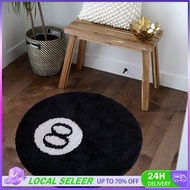 8 ball carpet 80cm Bedroom cashmere carpet Coffee table mat living room sofa mat