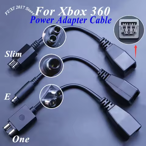 1PC For Xbox 360 To Xbox 360 Slim/Xbox One /Xbox 360 E AC Adapter Power Supply Cable Transfer Cable 