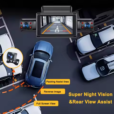 dashcam 4K For Sony 1.6F large aperture Ultra HD Built-in WIFI GPSAuto Record Motion Detection 5G Ca