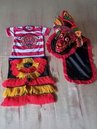 [Termurah!!!] Paket Mainan Barongan Anak | Barongan Fullset anak | Barongan Devil Full set | Setelan Barongan Mainan Anak