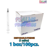 1,3,5,10,20,50ml/cc Disposable Syringe With Needle  (1box)