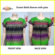 ♞,♘XL size Short sleeves walking duster Authentic Cotton Thailand Batik