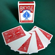new 1 Deck Bicycle Blank Face Red/Blue Back Playing Cards Gaff Magic Cards Special Props Close Up St