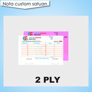 NOTA/NOTA SATUAN/ NOTA CUSTOM/ FULLCOLOUR/ UKURAN 1/4 FOLIO