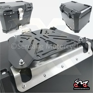 ✚▽♝HY Aluminium Top Box X Design Kotak Motosikal Peti Aluminum Motorcycle
