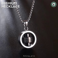 KALUNG PREMIUM LIONTIN RING SALIB TITANIUM