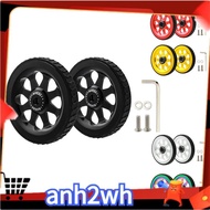 【A-NH】MUQZI Folding Bike Easy Wheel Ceramics Bearing Easy Wheel for Brompton Folding Bike Upgraded Widened Easy Wheel