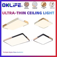 [OKLIFE ]LED Slim Ceiling Lamp Energy Saving Lamp Living Room Ceiling Lamp Bedroom Lamp 12W/18W/24W/