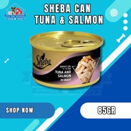SHEBA CAN TUNA & SALMON 85GR