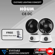 HOUM C6 / C8 / C8 DC Air Circulation Table Desk Fan with Remote Control