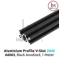 Aluminum Profile Extreme/ A6063 V Slot 2040 Linear Rail Black