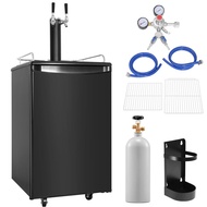 SucceBuy 152L Stainless Steel Beer Kegerator Draft Beer Dispenser Adjustable Faucet Regulator Keg Re