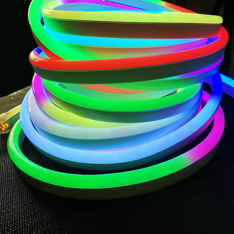 Dream Color Neon Pixel LED Strip 12V 24V WS2811 9x21 12x25 5050 RGB 60Leds/M PVC Tube Waterproof Tap