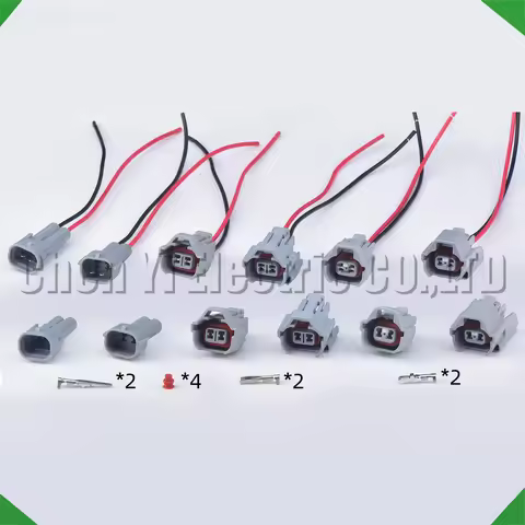 2 Pin Automobile waterproof connector Fuel injector plug 90980-11153 6189-0573 6189-0039 6189-0060 6