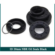 NBR Oil Seal ID 20mm TC-20*27/28/30/32/34/35/37/38/40/42/45/47/50*5/6/7/8/10/12mm Nitrile Rubber Sha
