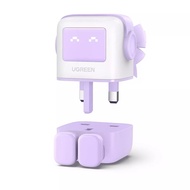 ＜荃灣門市現貨＞全新行貨 UGREEN 65W USB C 充電器 Nexode 3 埠機器人 GaN 充電器 小巧快速 USB C 電源適配器 適用於 MacBook Pro iPhone 15 P