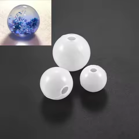 3Pcs Sphere Jewelry Silicone Casting Molds Sets Mixed Size UV Epoxy Resin Molds Tools For DIY Jewelr