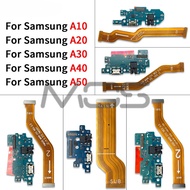 Charging Board Port + Main Board Motherboard Flex Cable For Samsung A10 A20 A30 A40 A50