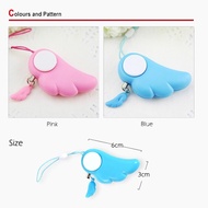 Wings Design Safety Alarm Keychain Personal Alarm Safety Emergency Self Defense Protection Tool