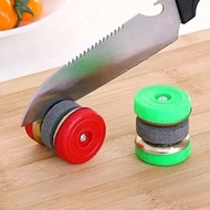 Knife Sharpener Rotary Stone Wheel Knife Sharpener Sharpening Tool Round Scissor Sharpener Sharpener