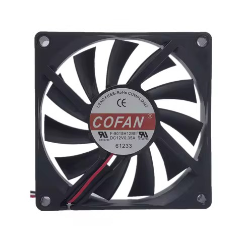 New cofan F-8015H12BII 12V 0.35A 8015 8cm ultra thin charger chassis fan