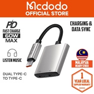 MCDODO CA557/CA754 2 IN 1 USB-C TO USB-C AUDIO ADAPTER