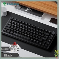 TAMAKO Gaming Keyboard, 82-Key Silent Mechanical Keyboard,  With Knob Mechanical Keys AK820 Wired Ke
