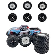 RC 1.9" Rubber Tires Beadlock Wheels Rims for 1/10 RC Crawler Car for SCX 16101 PRO 16103 PRO
