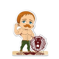 ABYSTYLE The Seven Deadly Sins Escanor Acryl® Stand Model Figure 4" Tall Anime Manga Desktop Accesso