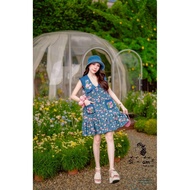 There Are 2xl 3xl Special Promotion Short Dress With Embroidered Collar Loose Style Beautiful Rose P